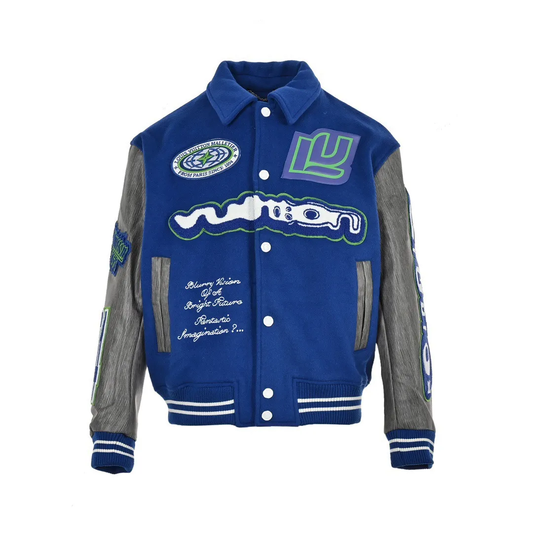 Louis Vuitton 23Fw Klein Blue Baseball Jacket Jacket